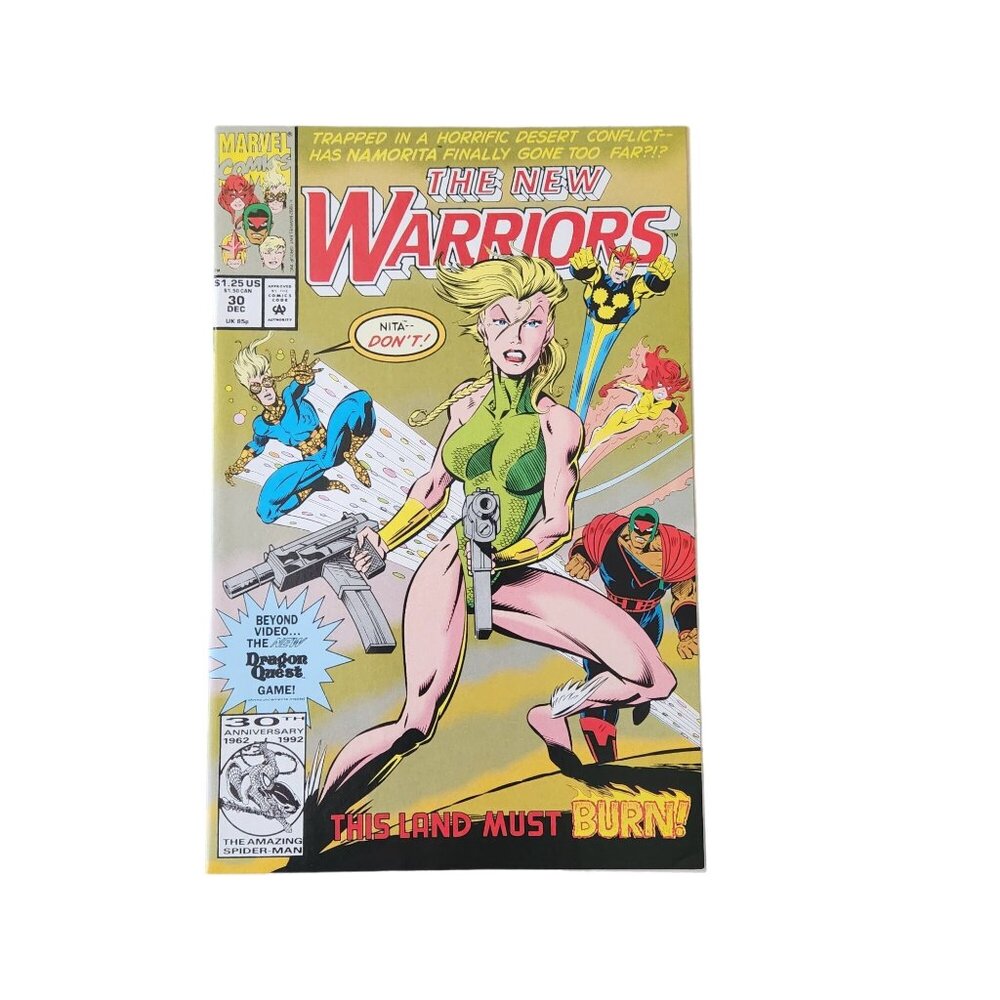 Marvel The New Warriors #301992 Comic Book Collector Bagged Boarded
